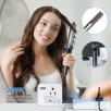 BESTEK 2000W  220V to 110V Voltage Converter with 2 AC Outlets and 3 USB Ports(2 USB-C PD35W) for Hair Dryer Straightener